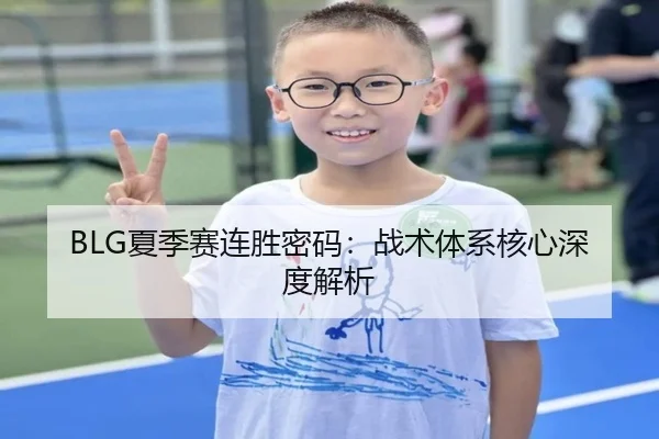 BLG夏季赛连胜密码：战术体系核心深度解析